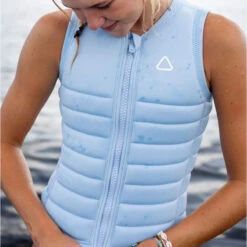 Gilet D'impact Follow Néoprène Primary Ladies Baby Blue -Magasin D'Équipement Pour L'Eau gilet d impact follow neoprene primary ladies baby blue 4