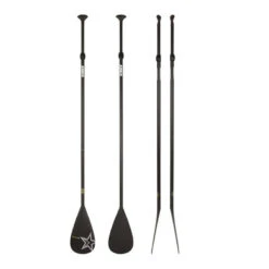 Pagaie Télescopique SUP Fiberglass Black 2 Pcs