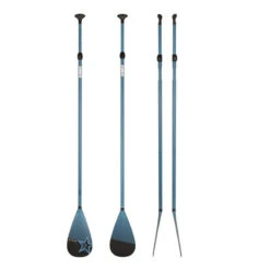 Pagaie Télescopique SUP Fiberglass Blue 2pcs
