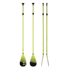 Pagaie Télescopique SUP Fiberglass Green 2 Pcs