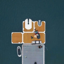 Platforme 4.10 Premium Teck Yachtbeach 9 Platforme 4.10 Premium Teck Yachtbeach -Magasin D'Équipement Pour L'Eau platforme 410 premium teck yachtbeach 4