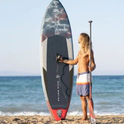 Stand-Up Paddle Gonflable Aqua Marina Wave 8'8" -Magasin D'Équipement Pour L'Eau stand up paddle gonflable wave 8 8 4