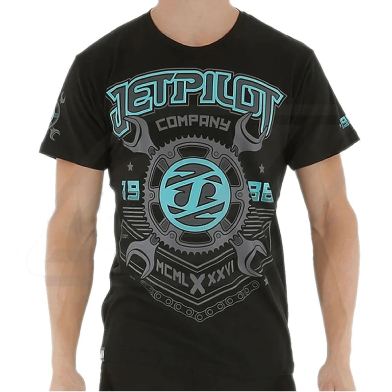 T-shirt Jetpilot Machinist Blue 1 T-shirt Jetpilot Machinist Blue