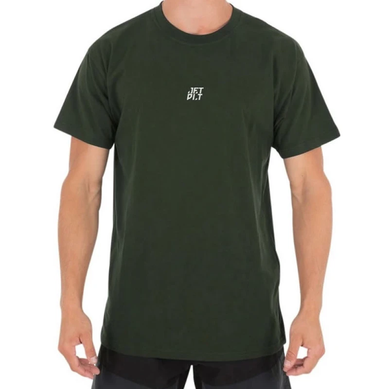 Tee-shirt Jetpilot Seekers Manches Courtes Vert 1 Tee-shirt Jetpilot Seekers Manches Courtes Vert