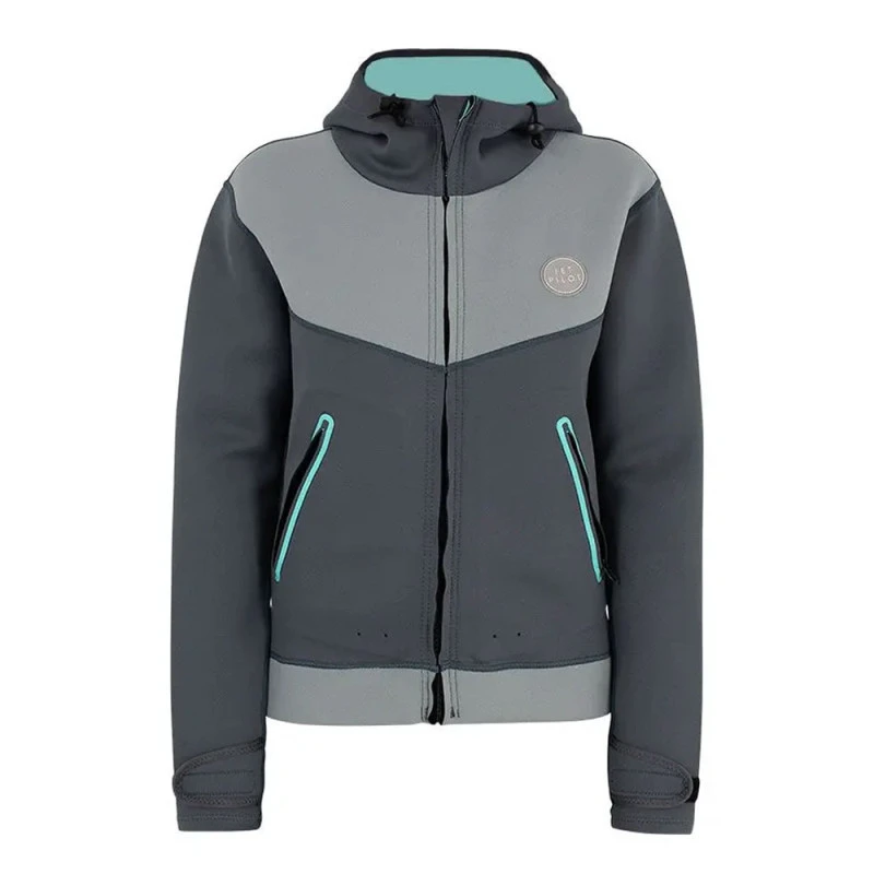 Veste Tour Coat Jetpilot Flight (Courte) Gris/Bleu 2mm 1 Veste Tour Coat Jetpilot Flight (Courte) Gris/Bleu 2mm